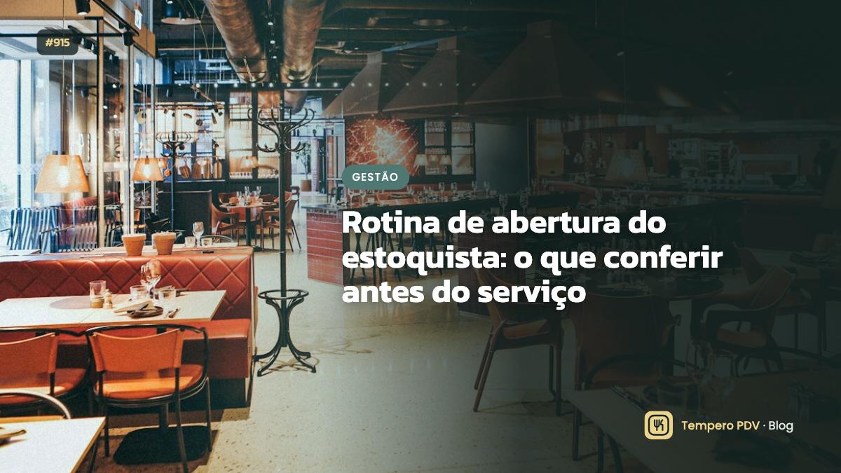 Estoquista e comprador no restaurante
