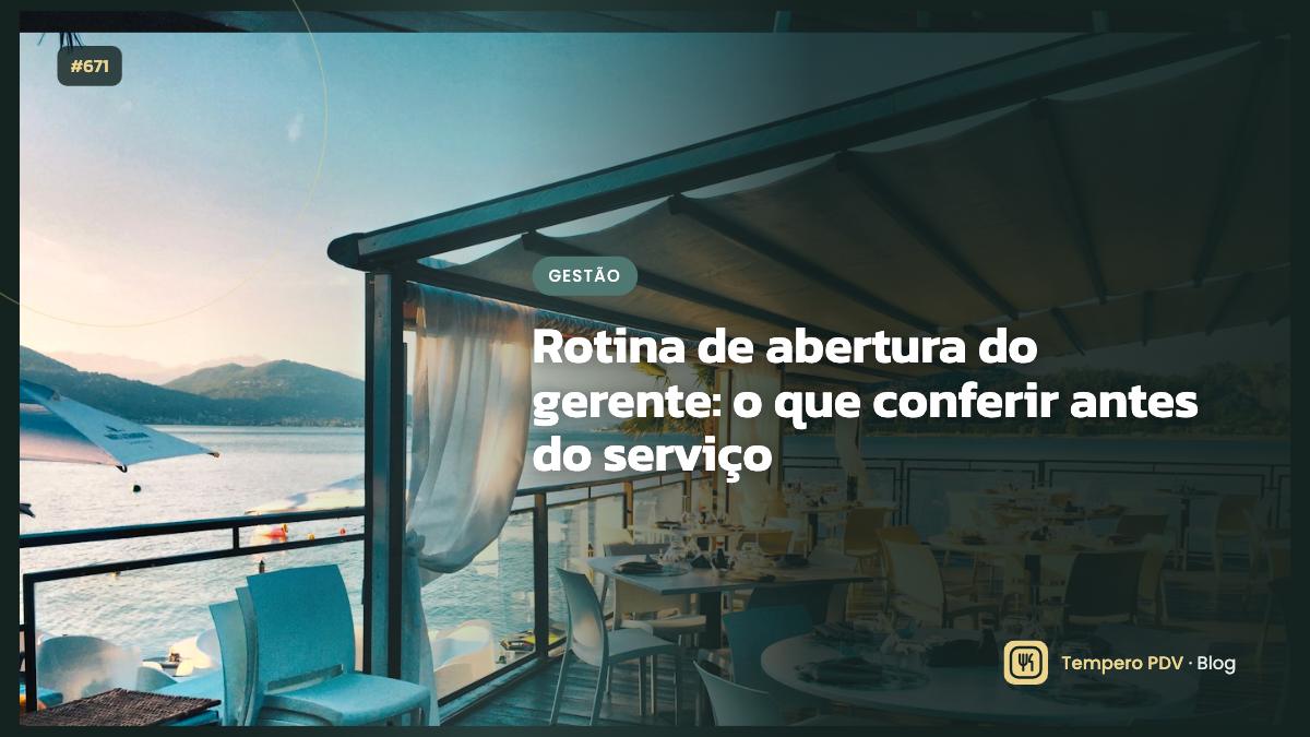 Gerente no restaurante