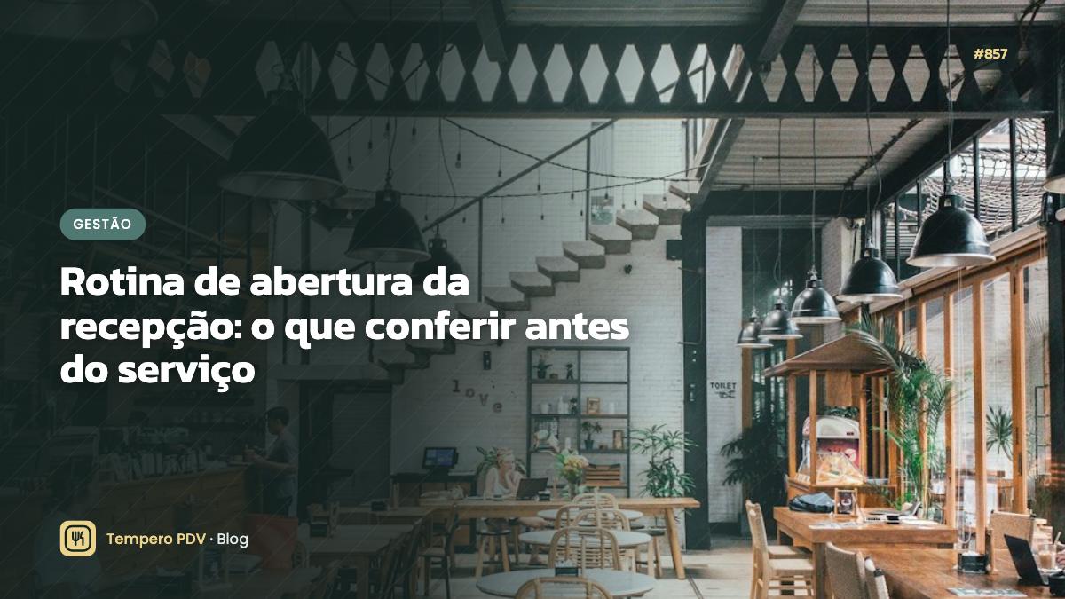 Recepcionista (hostess) no restaurante
