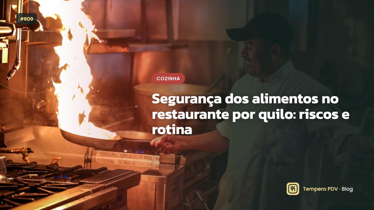 Segurança dos alimentos no restaurante por quilo: riscos e rotina