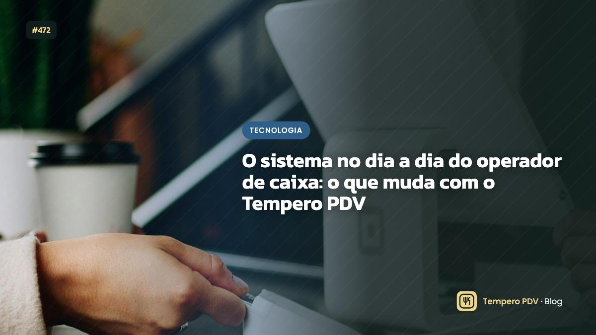 Operador de caixa no restaurante