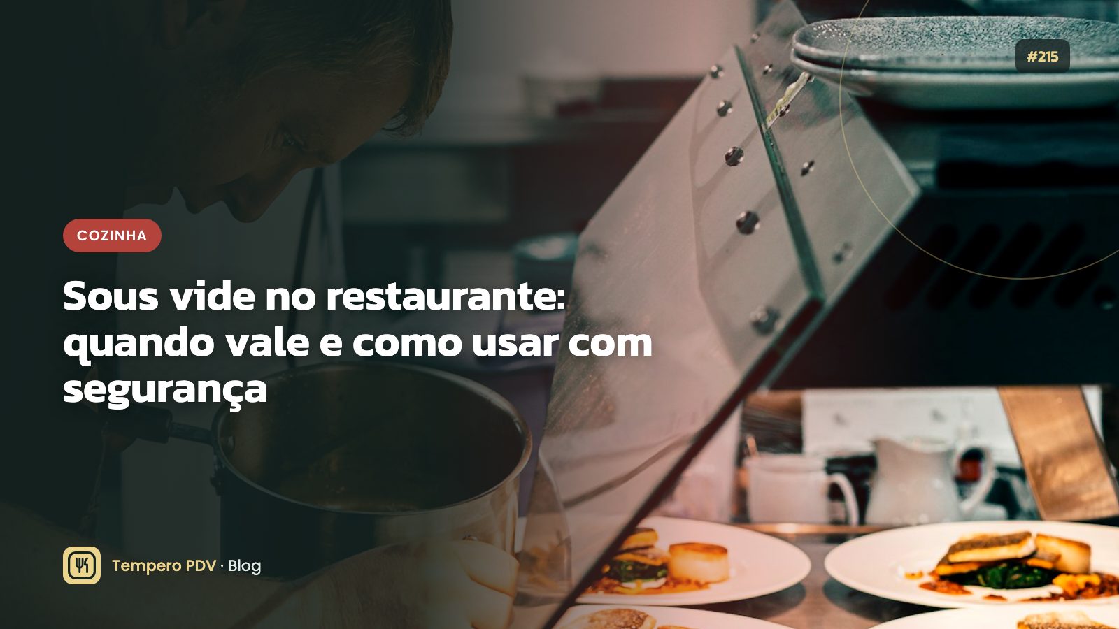 Carne embalada a vácuo em banho térmico