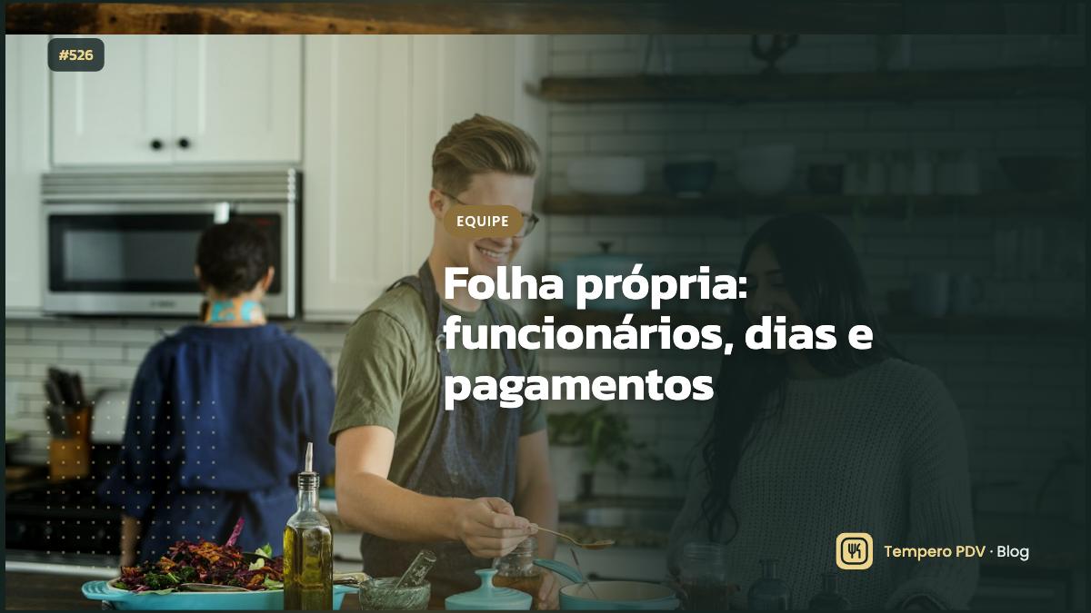 Folha própria: funcionários, dias e pagamentos