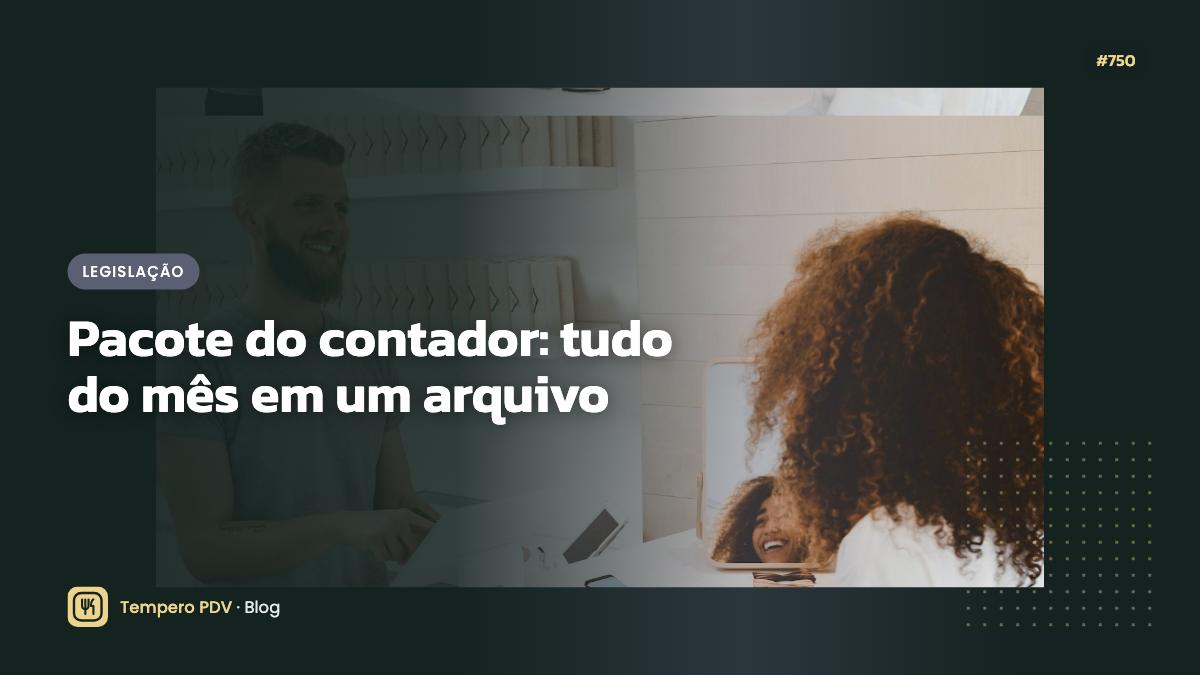 Pacote do contador: tudo do mês em um arquivo