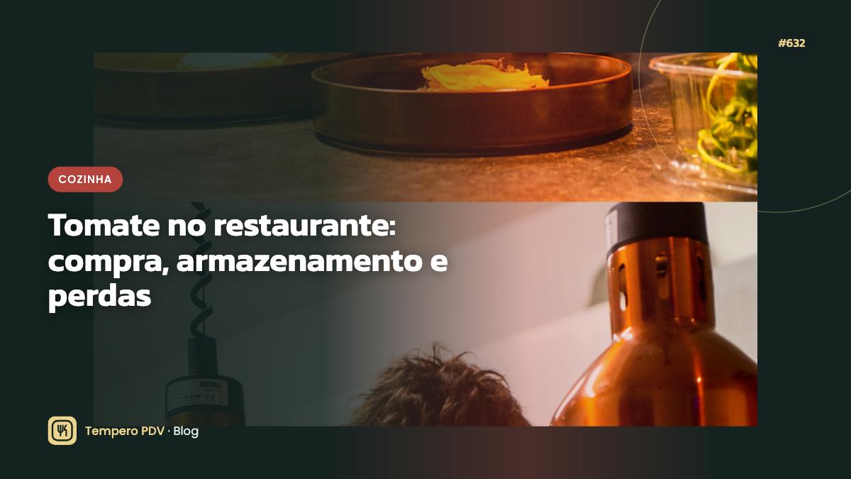 Tomate na cozinha do restaurante