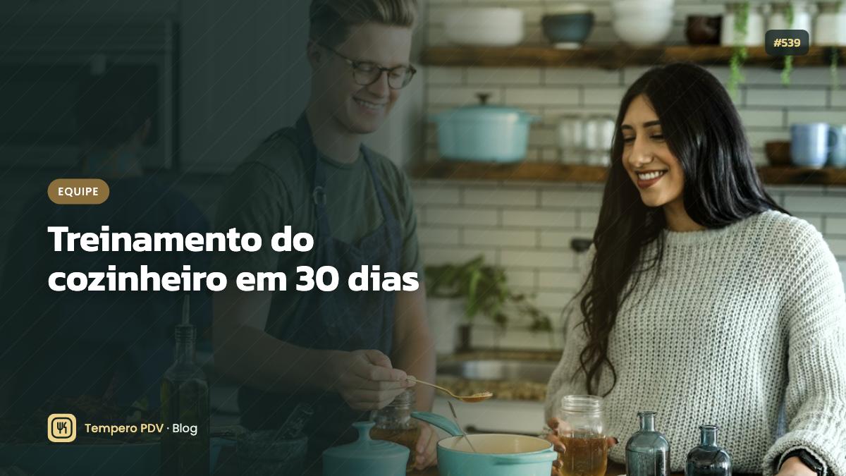 Cozinheiro no restaurante