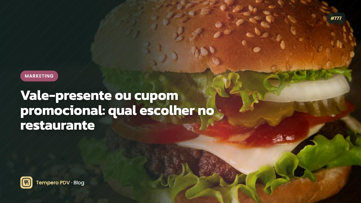 Vale-presente ou cupom promocional