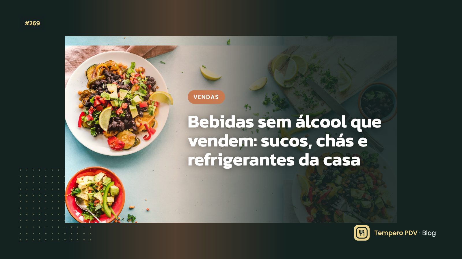 Copos de sucos naturais coloridos